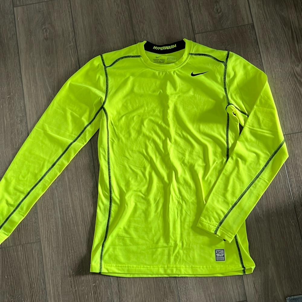 Nike pro combat hyper warm shirt